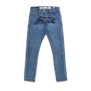 BBC ICECREAM BAND APART JEAN COLOR:SYRUP (BLUE) SIZE:36